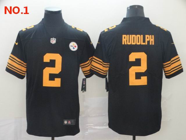 Cheap Men's Pittsburgh Steelers #2 Mason Rudolph Jerseys-11